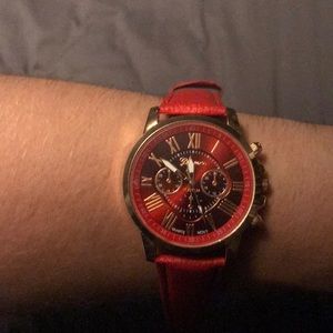 Brand new red MOVT watch